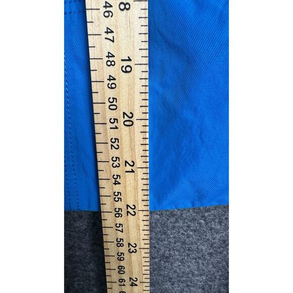 T TAHARI Women’s Teal Blue Cotton Blend Long Sleeve Zip jacket Size Medium - Picture 6 of 11